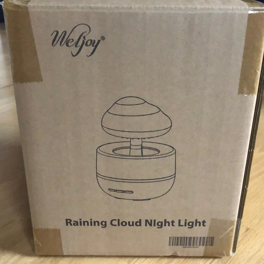 Weljoy Rain Cloud Night Light/Diffuser